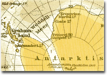 [ map of Antarctic from an early XXth century german school atlas ]