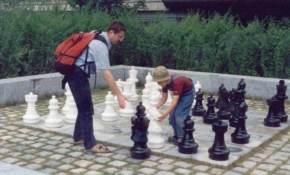 chess with my son